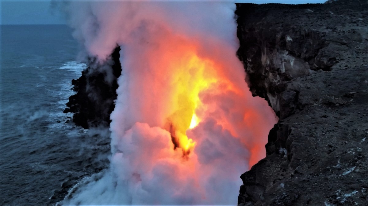 Kilauea Ocean Entry