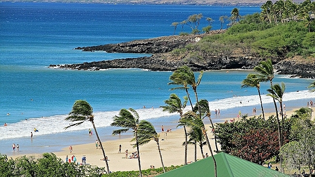 Hapuna Beach picnic pavillion