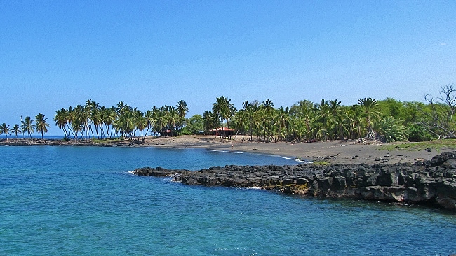 Honomalino Bay Big Island Hawaii