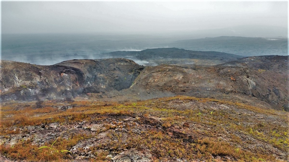 Looking east from near the top of Mauna Ulu