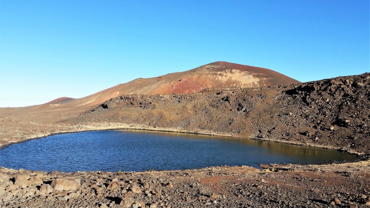 Lake Waiau on Mauna Kea Volcano