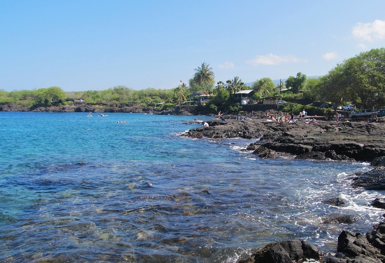 Snorkeling Two Step at Honaunau Bay